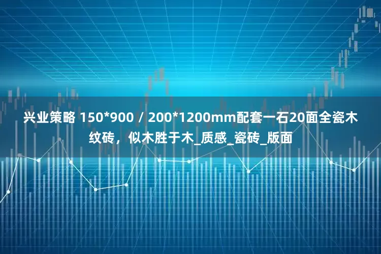 兴业策略 150*900 / 200*1200mm配套一石20面全瓷木纹砖，似木胜于木_质感_瓷砖_版面